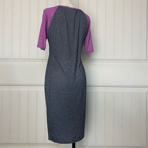 Lularoe - Julia - womens Bodycon dress - size small - purple and gray. - Picture 6 of 10